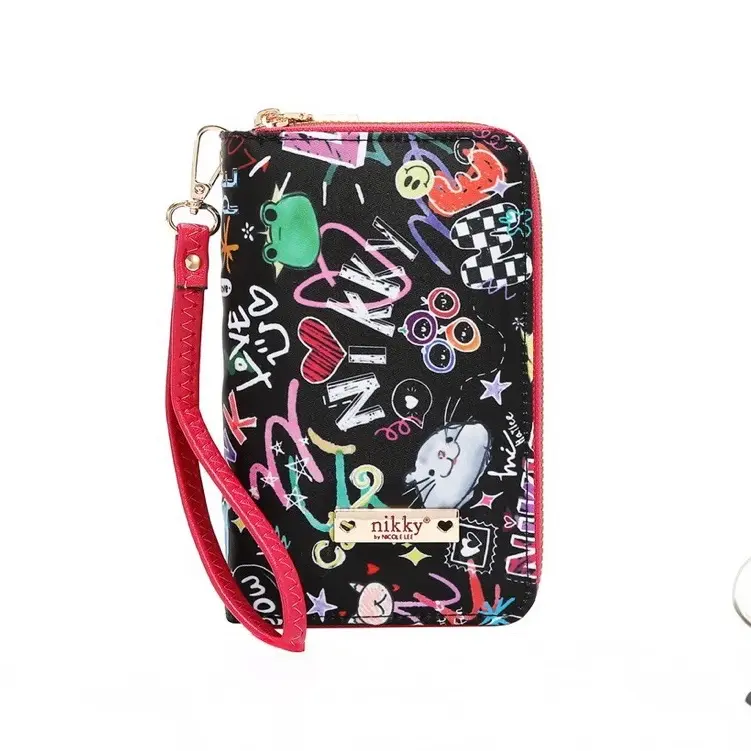 NIKKY Medium Double-Zipper Wallet