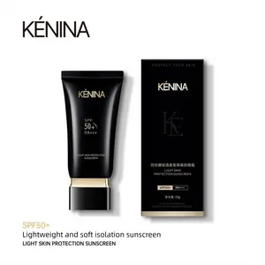 KENINA SPF50+ PA++++ Lightweight Soft Sunscreen Cream Waterproof & Sweatproof Easy Application Facial Protection Daily Skin Repair