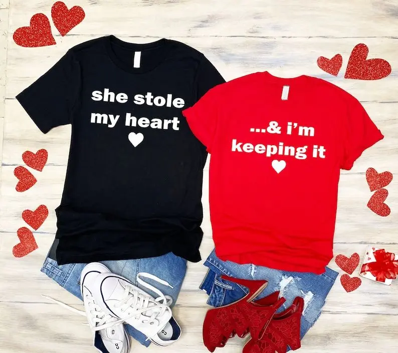 She Stole My Heart And I'm Keeping It , Mr and Mrs Shirt, Matching Couples Shirts, Couples Matching Shirts, Matching Couple Outfit