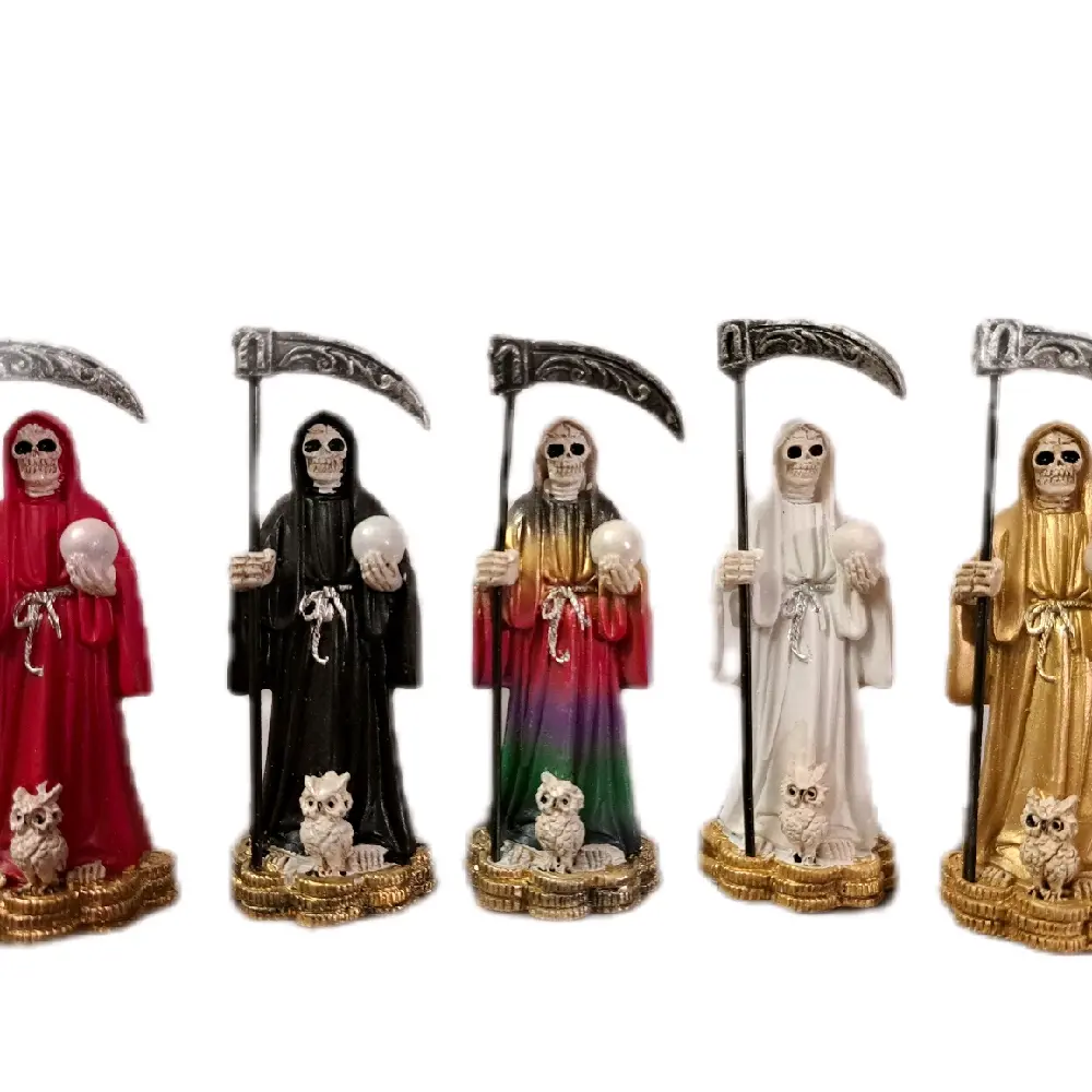 3.5 5pc santa muerte statues 3.5 5pc santa muerte statues