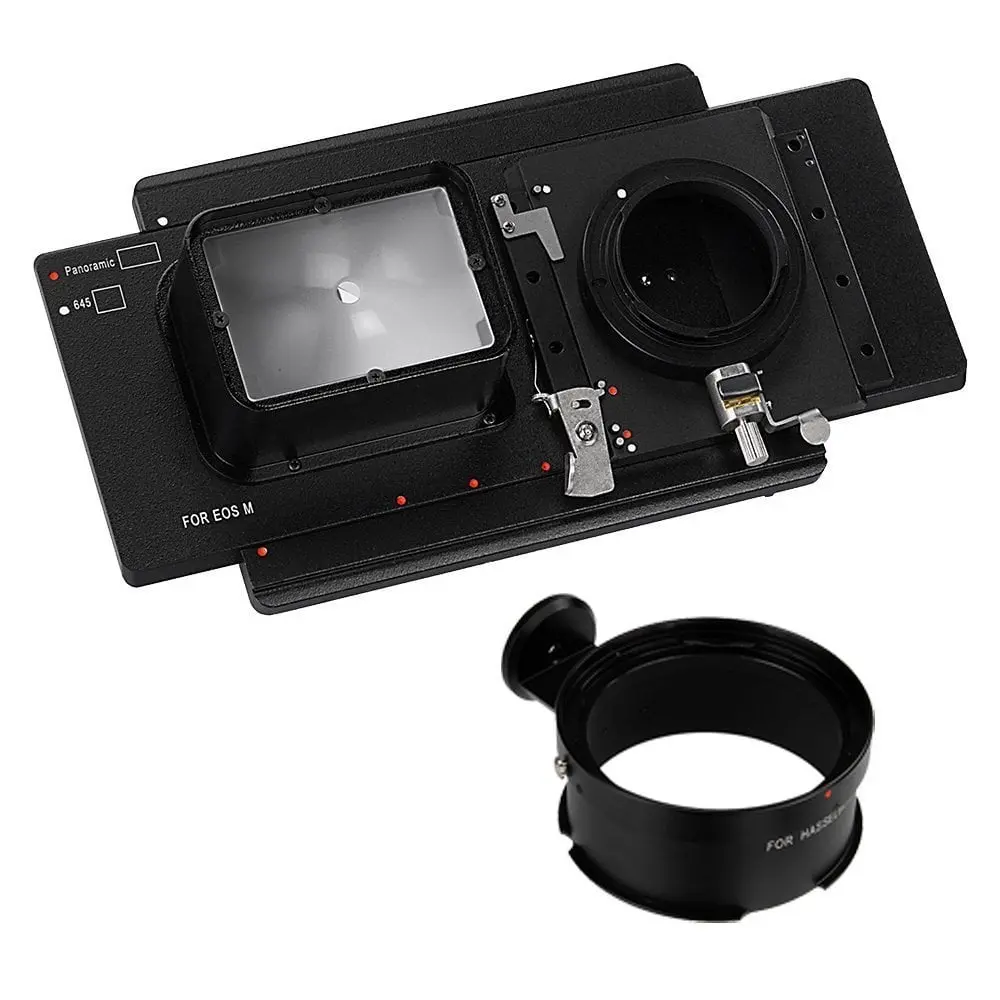 Vizelex RhinoCam for Canon EOS M Mount MILC Cameras - for Shift Stitching 645 & Panoramic Sized Images with Mamiya 645 Medium Format Lenses