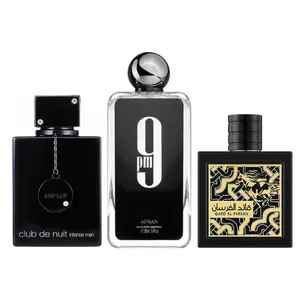 AFNAN 9PM+ CLUB DE NUIT INTENSE (men) + QAED AL FURSAN - Fragrance Gift Bundle