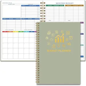 Monthly Budget Planner - 14 Months Undated Financial Planner Organizer Budget Book with Expense and Debt Tracker Notebook to Manage Your Money Effectively, Bill Planner and Organizer with Stickers