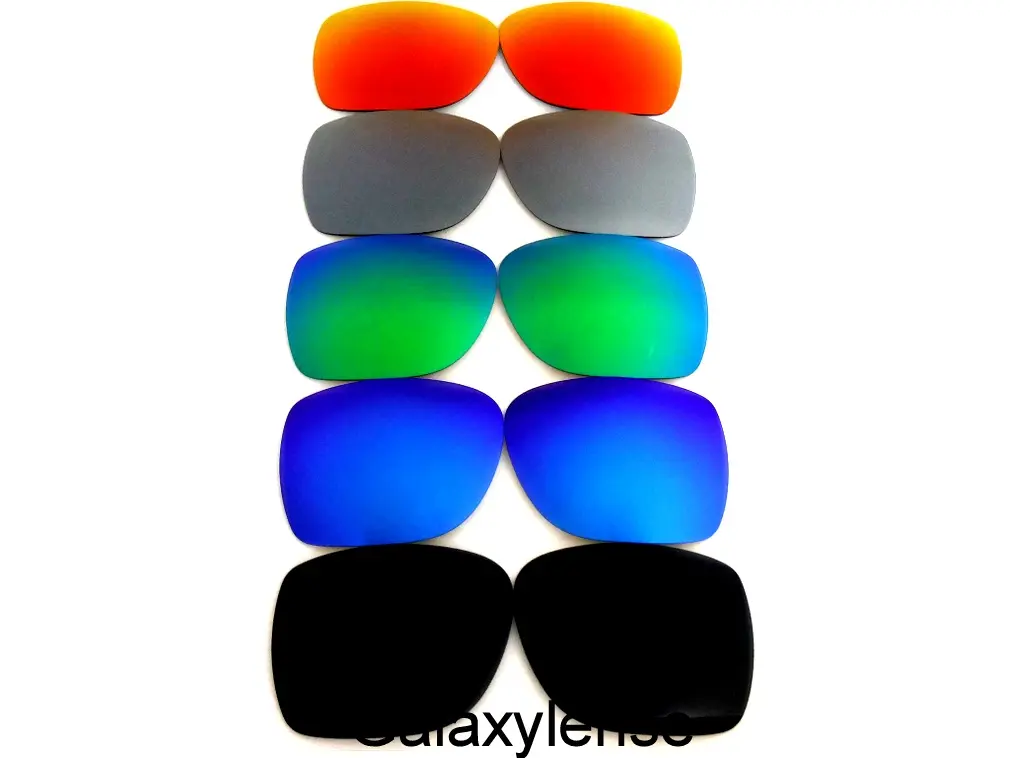 Galaxy Replacement Lenses for Oakley Holbrook OO9102 Sunglasses 5 Color Pairs Polarized 100% UVAB with Anti-Reflective and Impact Resistance