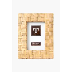 Woven Rattan 4x6 Picture Frame