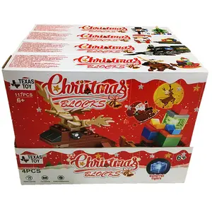 Christmas Blocks Larger Kit Display Set, x4 kits