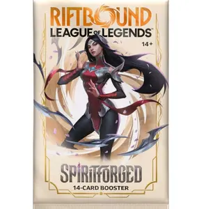 RiftBound Trading Card Game SpiritForged Booster Pack (RIPPED LIVE)