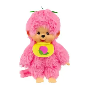 Monchhichi Fruit Color Peach Pink Plush Toy