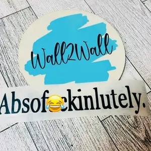 Absof**kinglutely Decal/Sticker Decor Decorative Car Tumbler Truck SUV Funny Humor Sarcasm