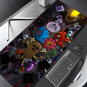 Cartoon Pattern Mouse Pad, Rectangle Gaming Mouse Pad, Non-slip Rubber Base Keyboard Mat for Home Office, Desk Decor