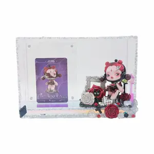 Handmade Acrylic Iridescent Light-up Photo Frame with Cream Glue, Doll DIY-Kosbling Blind Bag
