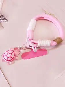 Cute Turtle Design Phone Chain, Phone Charm, Cute Minimalist Colored Turtle Shell Pendant Keychain, Versatile Phone Strap for Beach Vacations, Daily Accessory for All Occasions