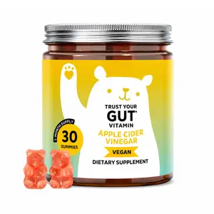 Bears with Benefits Apple Cider Vinegar Gummies – Metabolism & Detox Support with Vitamins B6, B12 & Iodine – Vegan. Balanced Gut