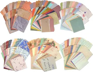 Pack of 6 Vintage Scrapbook Paper Kit, 360 Sheets Multicolor, Rectangular, Matte Finish, Ideal for Scrapbooking, Journaling, Art, DIY Projects