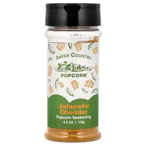 Amish Country Popcorn Popcorn Seasoning, Jalapeño Cheddar, 4.2 oz (119 g)