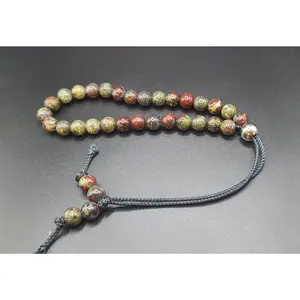 Dragons Blood Jasper Heavy Use Komboloi - Greek Worry Beads