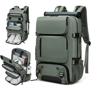 Unisex Waterproof Travel Backpack, Large Capacity Oxford Fabric Bag, Ideal for Business Trips & Daily Use, Durable Sports Bag Design