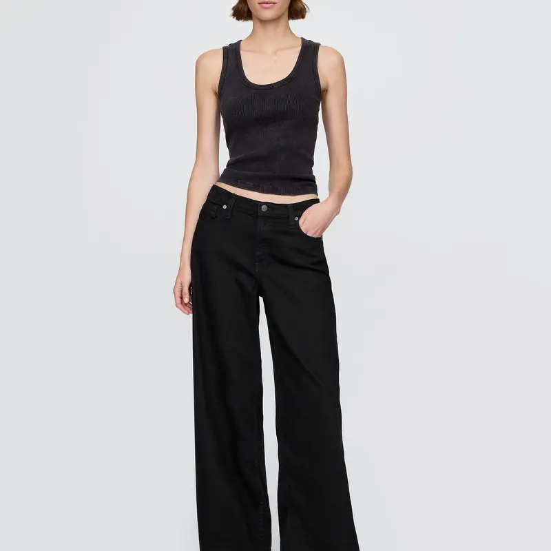 Gap Women's Mid Rise UltraSoft Baggy Jeans