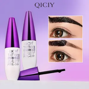 Tattoo Eyebrow Gel Easy Peel | 3-Pack Peel-Off Eyebrow Tint (Brown/Light Brown/Ash Brown) | Waterproof Sweatproof Film Forming