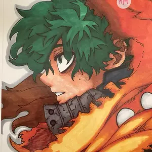 My Hero Academia Traditional Fan Art Prints - Artwork