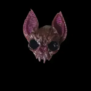Bat Head Figurine Handmade