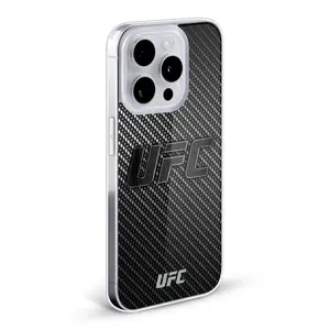 Head Case Designs UFC Logo Carbon Fiber Soft Gel Case for Apple iPhone 13 Pro