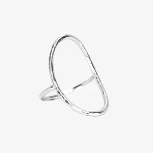 Silver Oval Open Ring Silver Oval Open Ring