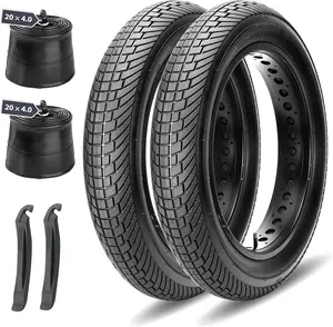 E-Bike Fat Tire: 20x4.0 Inch Heavy Duty Fat Tire for Electric Mountain Bicycle and Trike,Folding High-Performance and All-Terrain Tire with Offroad or Trail Riding