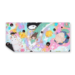 Spirited Away Anime Cozy Aesthetic Desk Mat For Office, Gift For Gamer 90s Mousepad Gaming Mouse Pad, Keyboard Mat