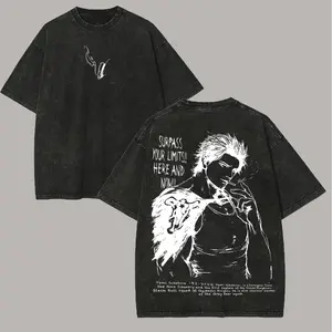 Black Clover Printed Unisex Washed T-Shirt11