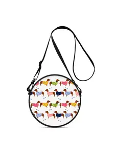 Lightweight crossbody shoulder bag with dog prints, a perfect gift for friends and family. Can be worn crossbody, single‑shoulder, double‑shoulder or hand‑held, ideal for commuting, outdoor trips, travel, leisure and campus use.