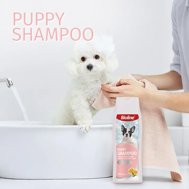 Bioline Puppy Shampoo 8.45 fl oz​ - Gentle & Tear-Free Formula for Sensitive Skin