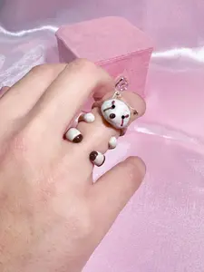 3-Piece Raccoon Ring Set | Animal Jewelry | Handcrafted Adjustable Rings | Whimsical Wildlife Jewelry | Unique Gift for Animal Love