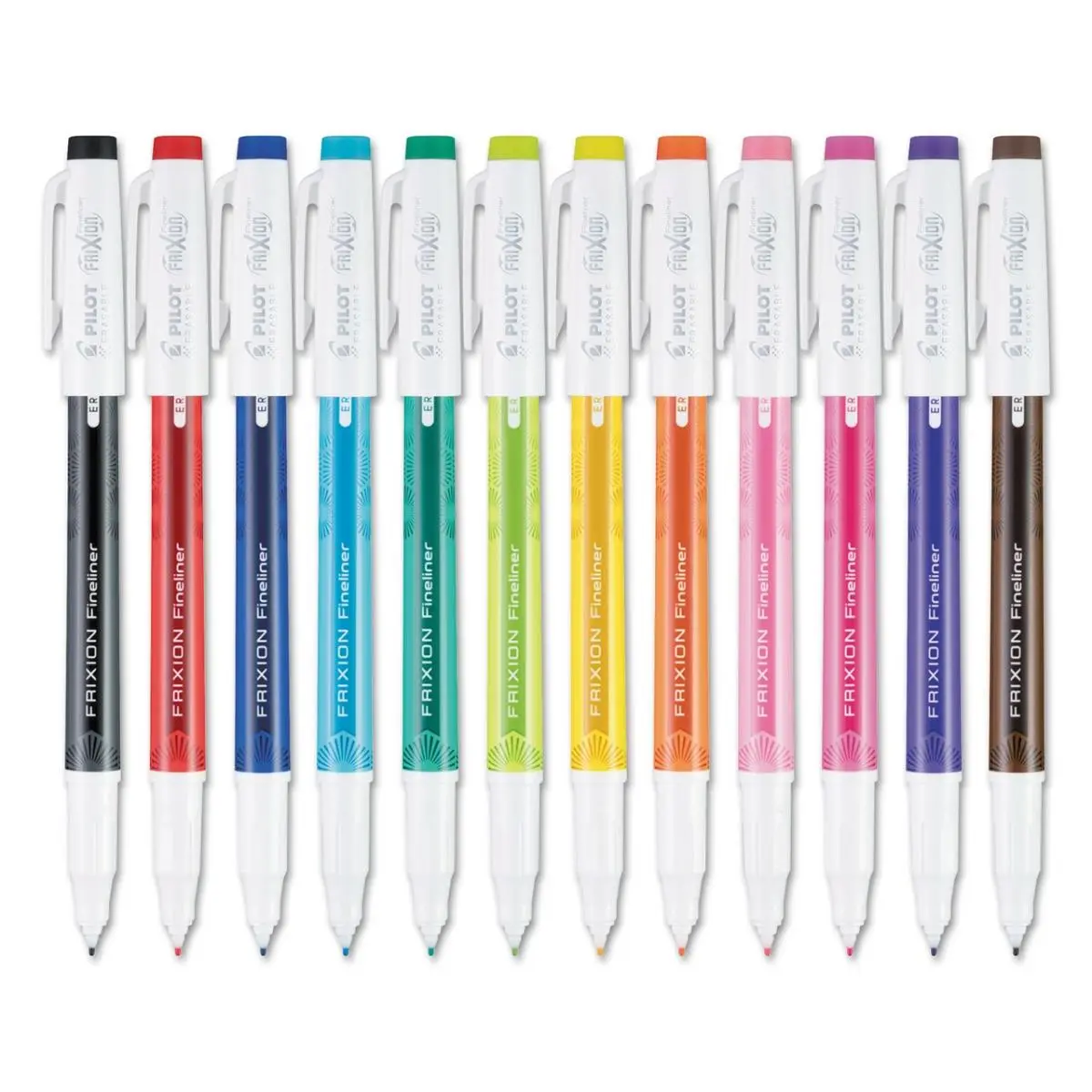 Pilot Frixion Erasable Gel Stick Marker Pen - 0.6 mm Pen Point Size, Blue, Pocket Clip, Write/Erase Function, for Office Business Needs