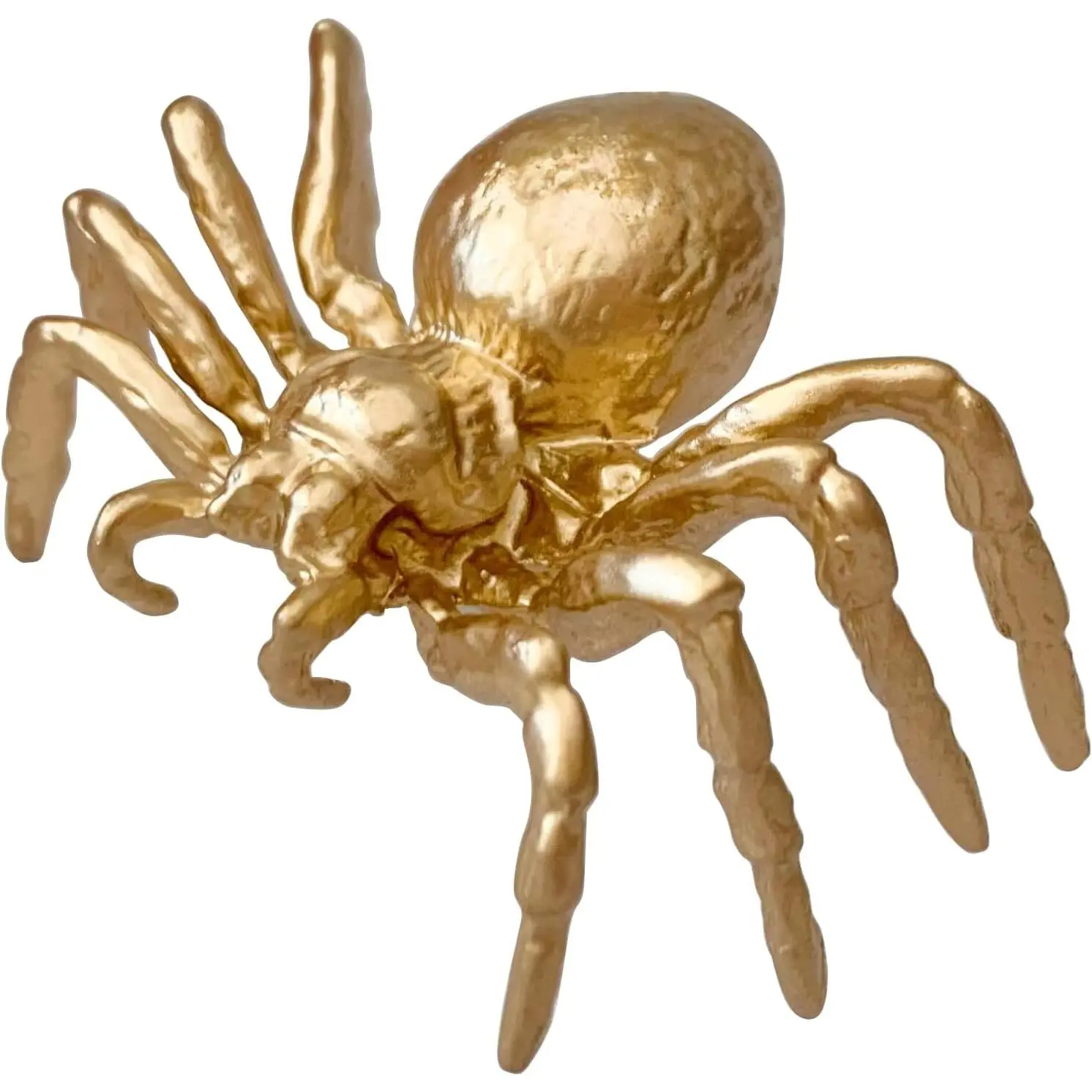 Mini Spider Figurine, Solid Metal  Ornament, Mini Spider Sculpture for  Office Garden Desktop Decor