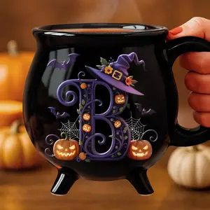 DOPTIKA Personalized Ceramic Cauldron Mug, Halloween Cauldron Coffee Mug, Custom Witches Cauldron Coffee Cups, Cauldron Mug Gifts For Women, Bestie, Family, Witches Brew Coffee Mug          https://amzn.to/42e5rBk