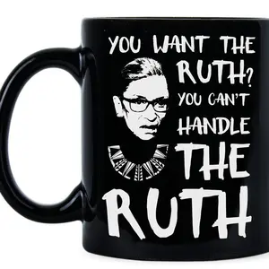 Ruth Bader Ginsburg RBG Mug RBG Supreme Court Feminist Mug I Dissent, Funny Coffee Mug, Cẻamic Mug