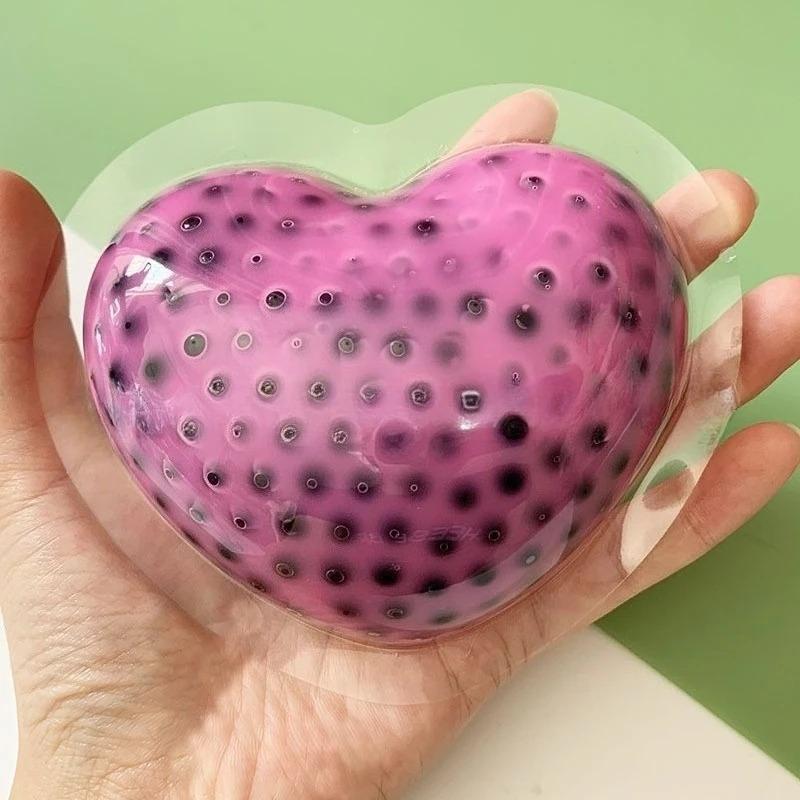 Fun Love Squishy Pimples Squeeze Toy Pinch Love Pimples Anti-pressure Vent Toy Creative Stress Relief Fidget Toy Decompress Gift