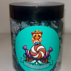 Cowgirls Candy Rush Ooey Gooey Cotton Candy Bears Sweet & Sour Snack Jar