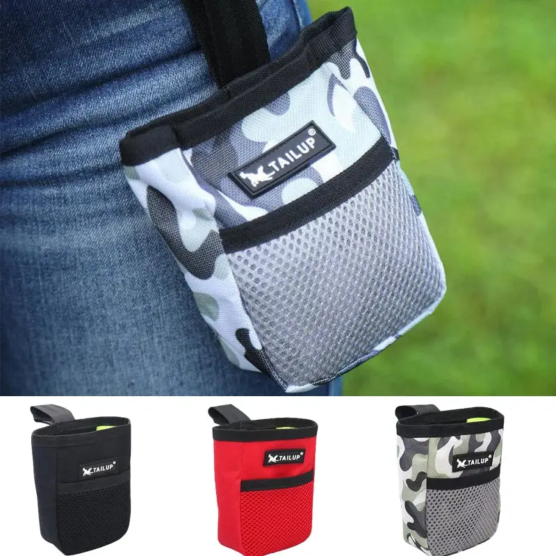 Pet Training Treat Pouch with Waist Clip
