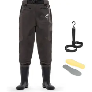 WaveWalker  Waders for Men,   RipShield Fabric, Slip-Resistant Boots, -Wicking Insoles