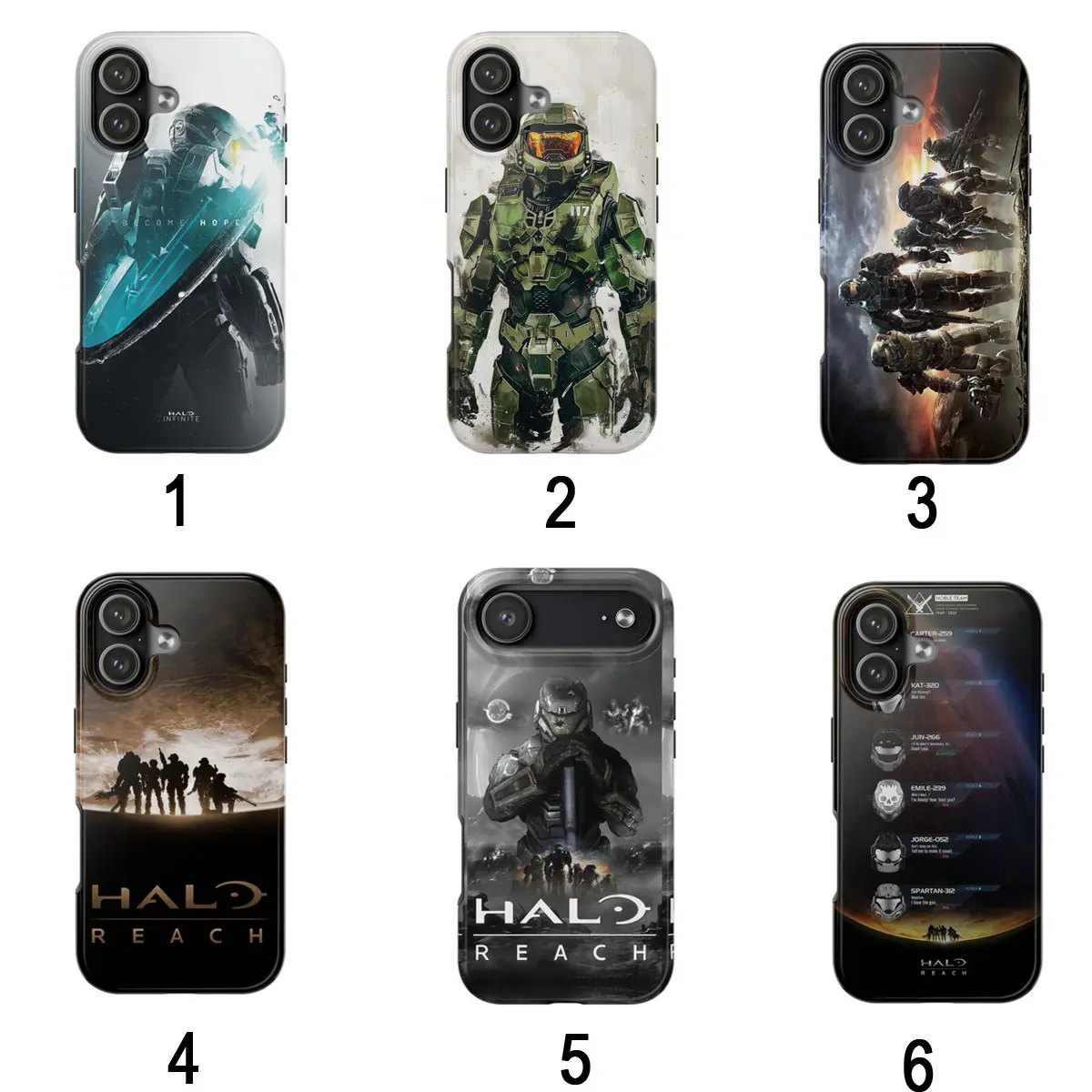 Halo Reach Ver 3 Phone Case for iPhone For Samsung, Phone Accessories, Gamer Phone Case, Fashion Case, Perfect Gift for Her Him, Phone Case for iPhone, Creative Dual Layer Case