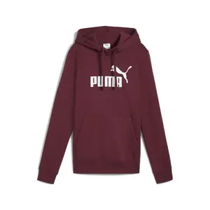 PUMA Womens Essentials No. 1 Logo Hoodie Athletic Outerwear Casual - Red