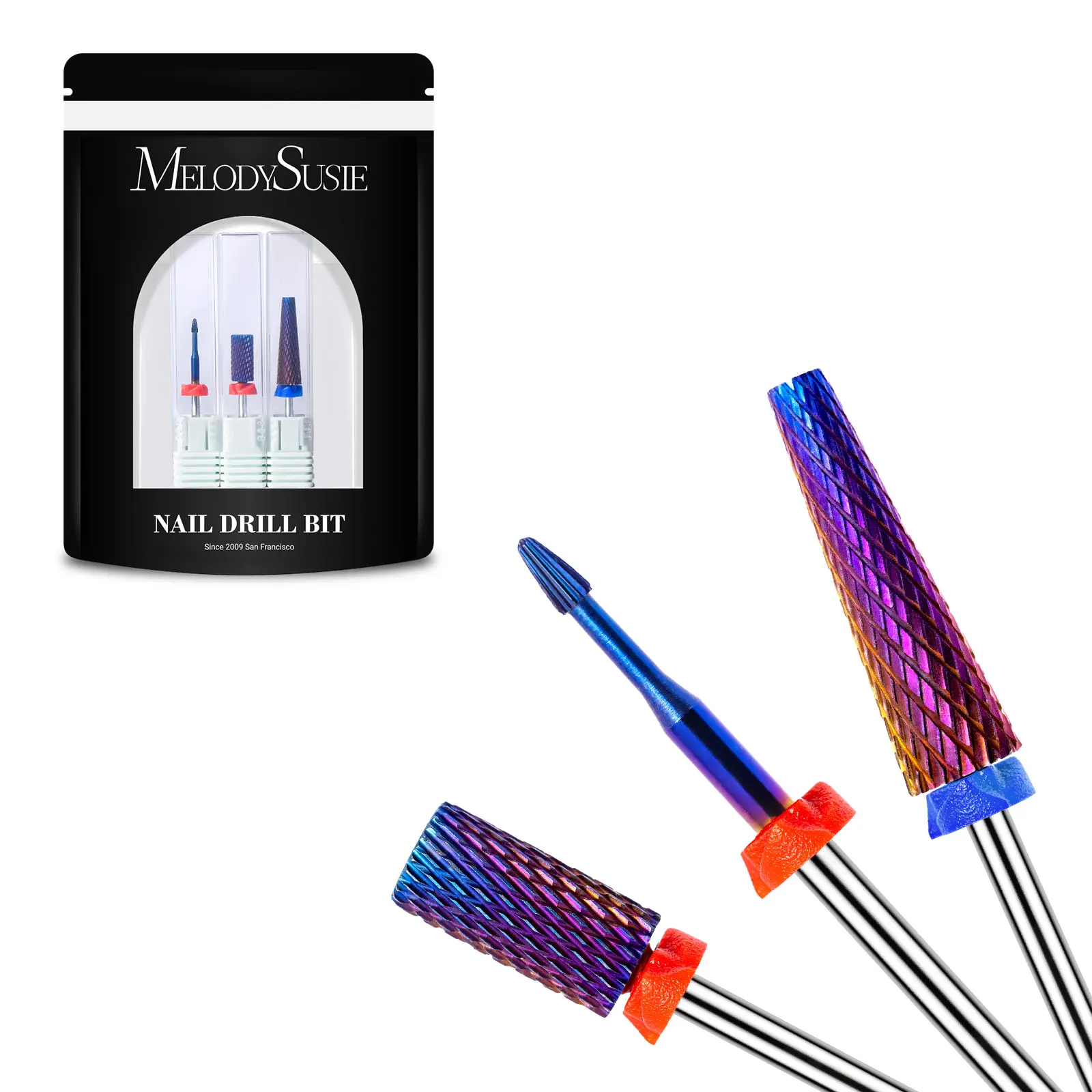 B Set - Super Long 5 in 1 & Flat Top Large Barrel & Cuticle Bits