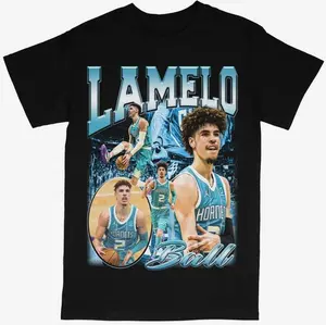 Lamelo Ball T-shirt For Men Women, For Fans Unisex Casual Streetswear Top Charlotte Hornets NB4 Basketball