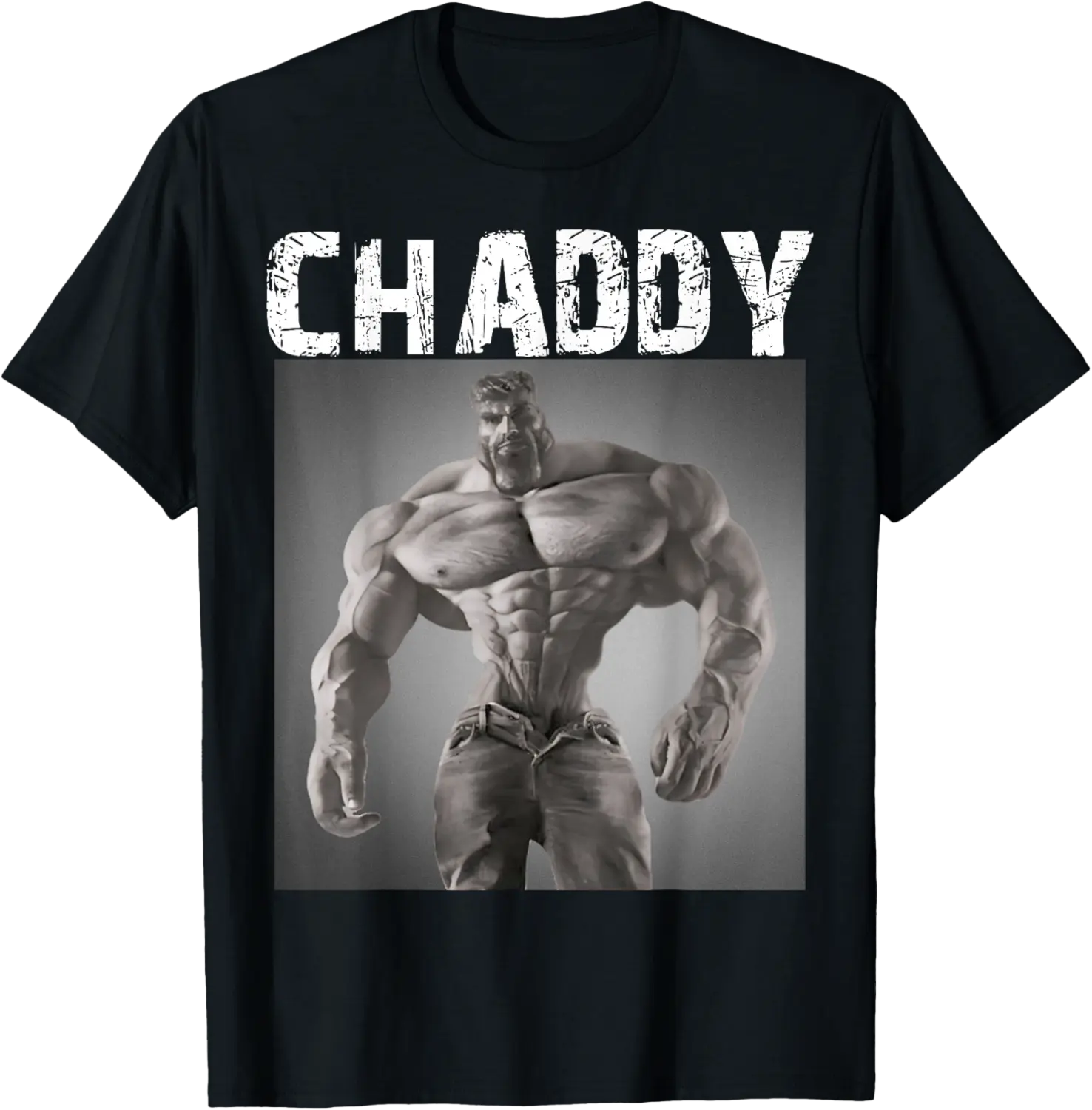 Chaddy Giga Chad Meme Internet Memes Brainrot Memes Gen Z T-Shirt - Phoebeumba Shop 56B0DFJTWT46
