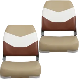Seamander A Pair of New Low Back Folding Boat Seats (2 seats)
