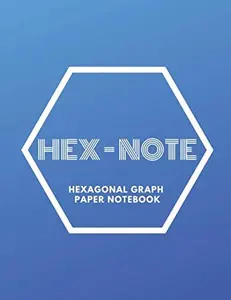 Hex-Note: Hexagonal Graph Paper Notebook, Organic Chemistry & Biochemistry (150 Pages, 8.5 x 11) (Paperback) - Used