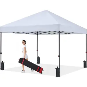 Easy Pop Up Canopy Tent 8X8Ft(White)