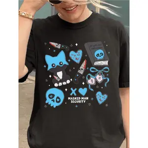 Women's Gothic Book Lover Tee - Intricate Book & Gothic Motif Dark Fantasy Aesthetic, Dark Romance Reader Gift, Viral BookTok Outfit, Casual Crew Neck Short Sleeve